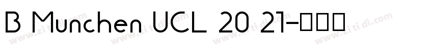 B Munchen UCL 20 21字体转换